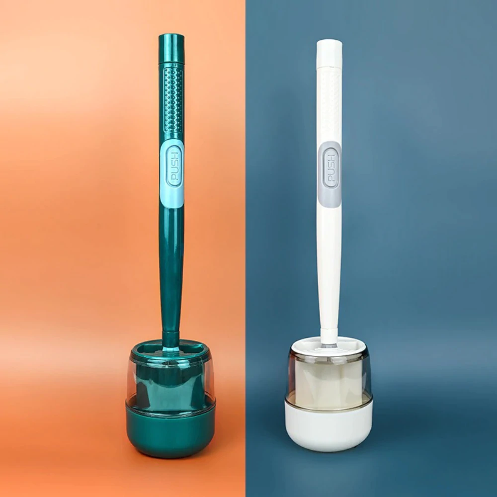 BristleFlex | Flexible Toilet Brush with Integrated Cleaning Dispenser for Effortless Deep Cleaning 2