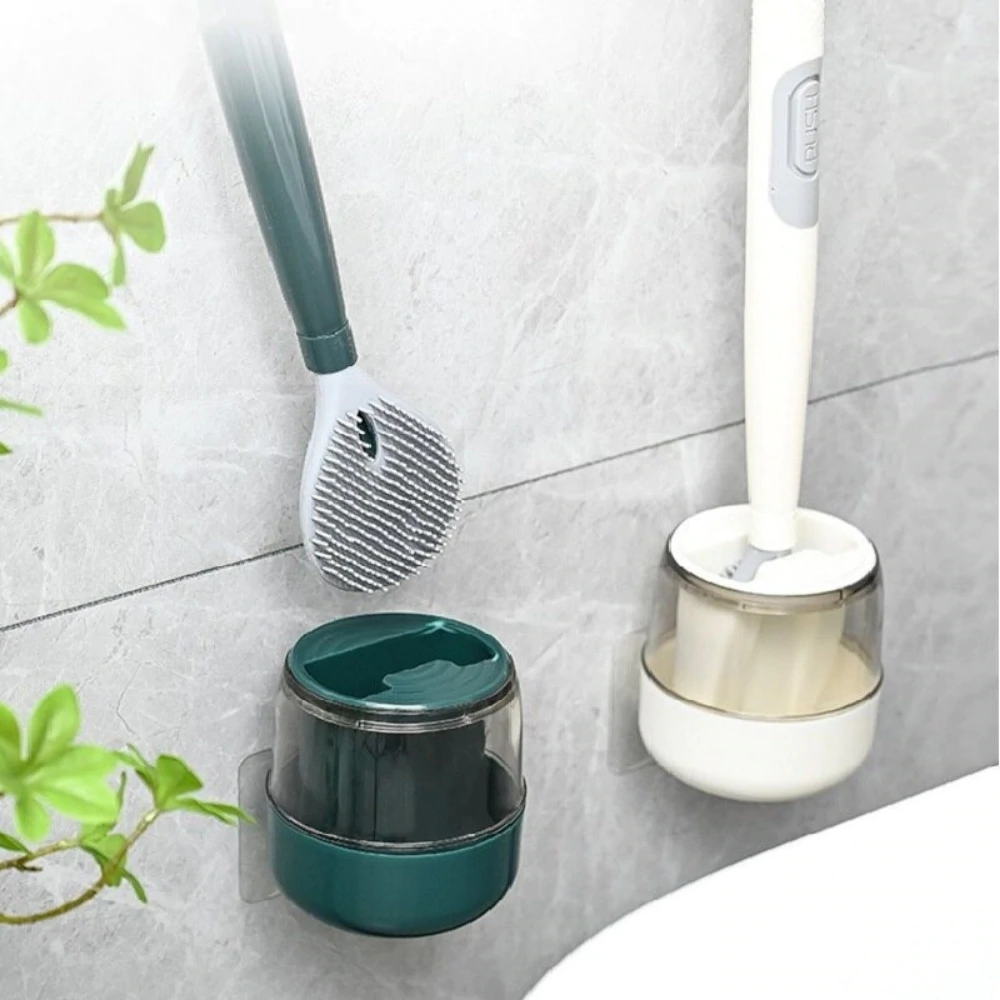 BristleFlex | Flexible Toilet Brush with Integrated Cleaning Dispenser for Effortless Deep Cleaning 7