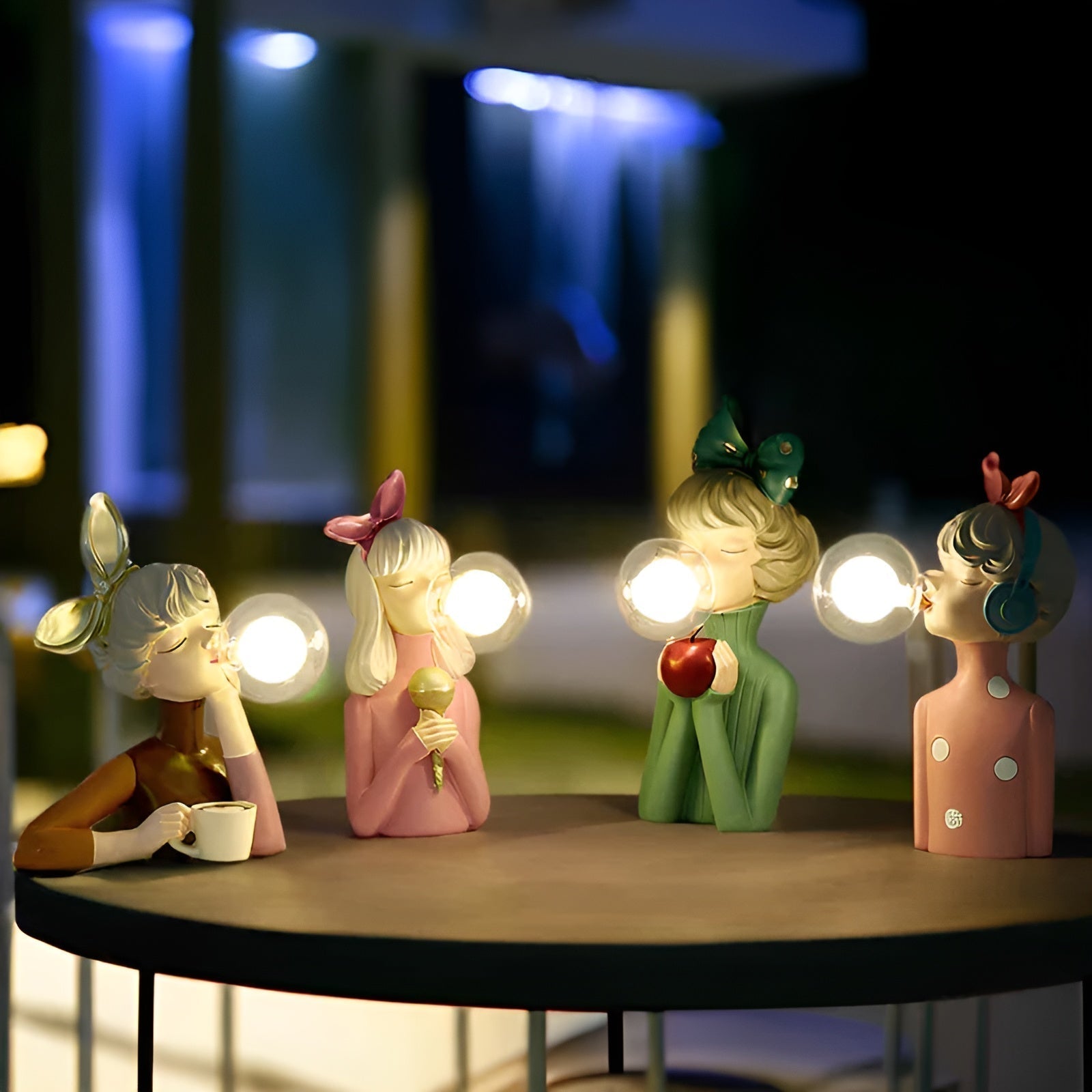 BubbleGlam | Decorative Lamp with Adjustable Brightness | Unique Bubble Design for Elegant Interiors 6