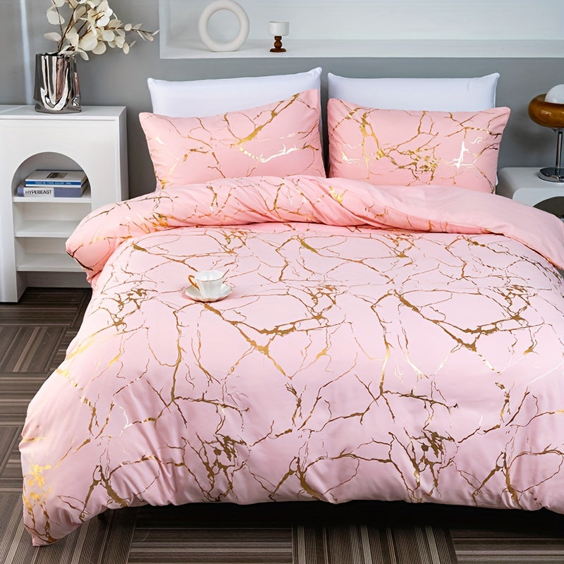 Silky Duvet Cover Set - Elegant & Comfortable