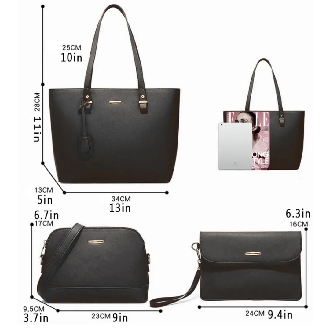 Camilla - 4-Piece Handbag Set