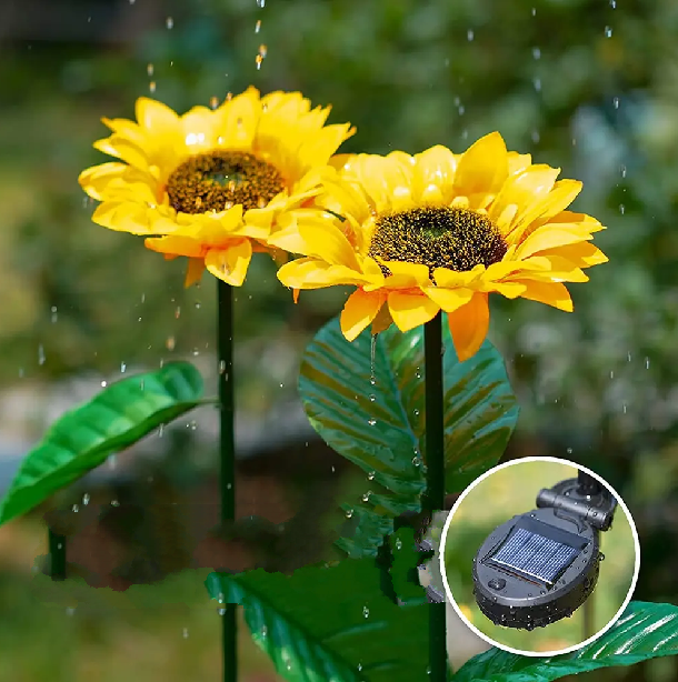 SolarBloom - Realistic Sunflower Garden Light