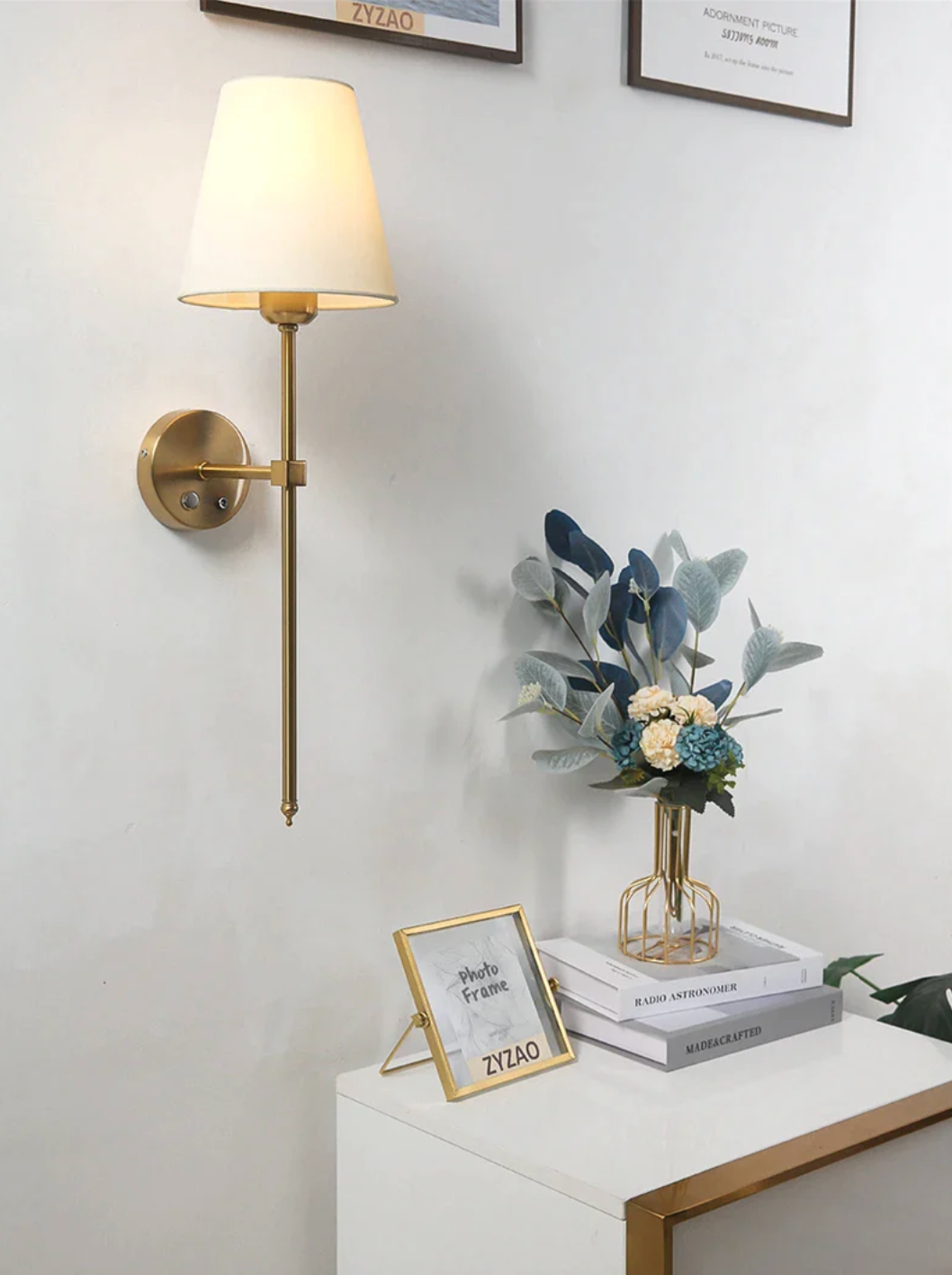 NovaGlow Luxury Wireless Wall Lamp