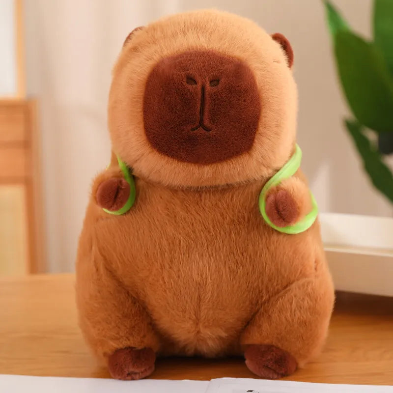 TurtleBuddy - Capybara Plush with Backpack