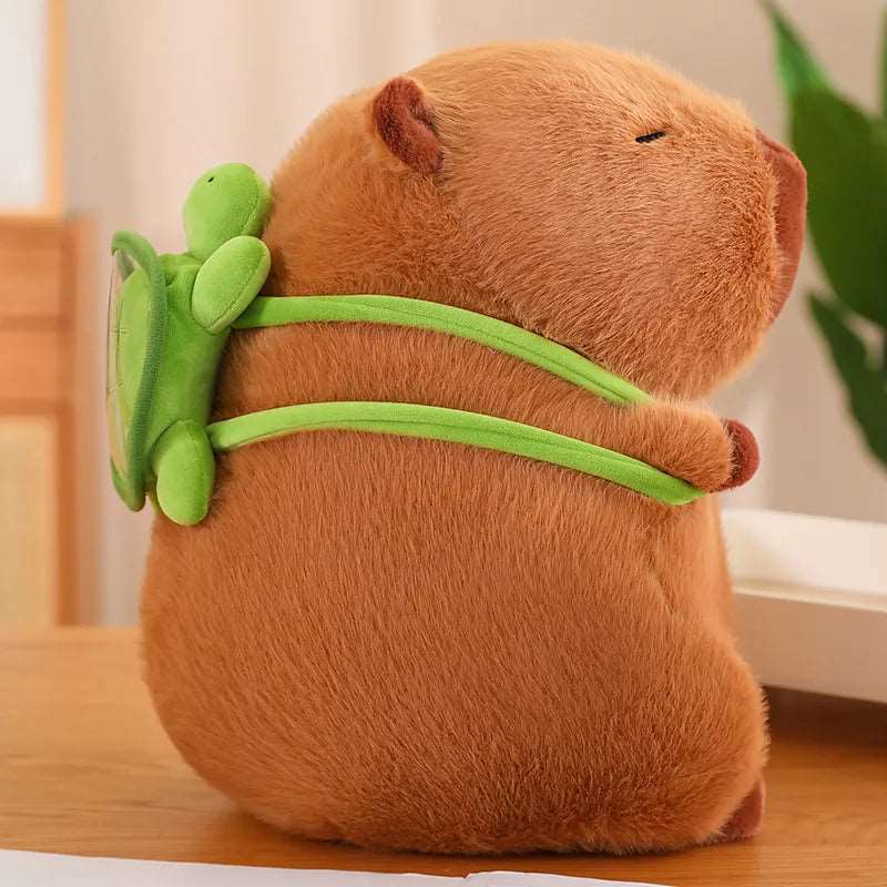 TurtleBuddy - Capybara Plush with Backpack