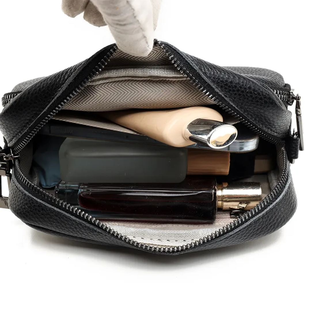 Carrie - Modern Leather Messenger Bag