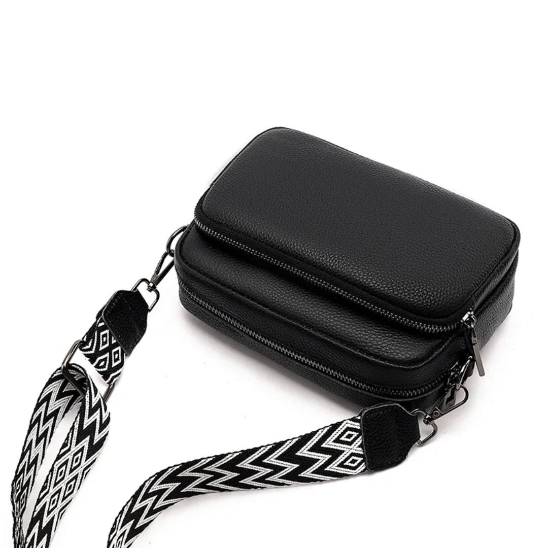 Carrie - Modern Leather Messenger Bag