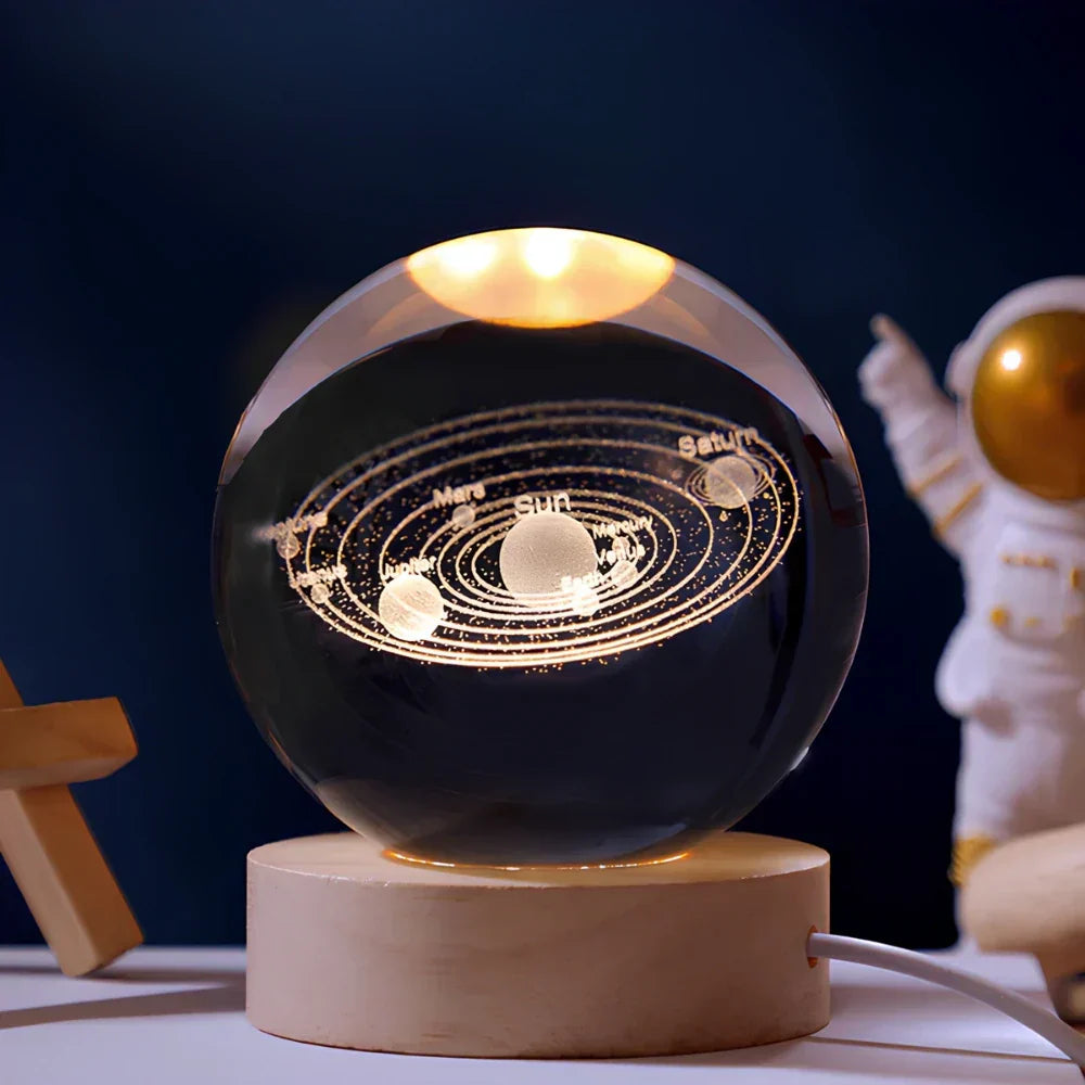 CelestiaSphere | Enchanting 3D Engraved Crystal Decorative Lamp 4