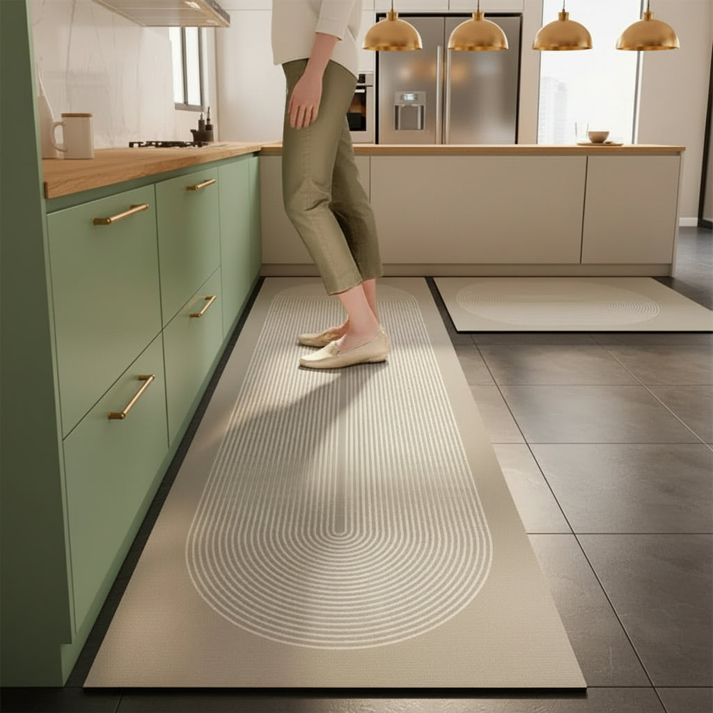 Comfort Mat Collection | Anti-Fatigue Kitchen Mat with Non-Slip Backing | Elegant Design for Daily Comfort 0