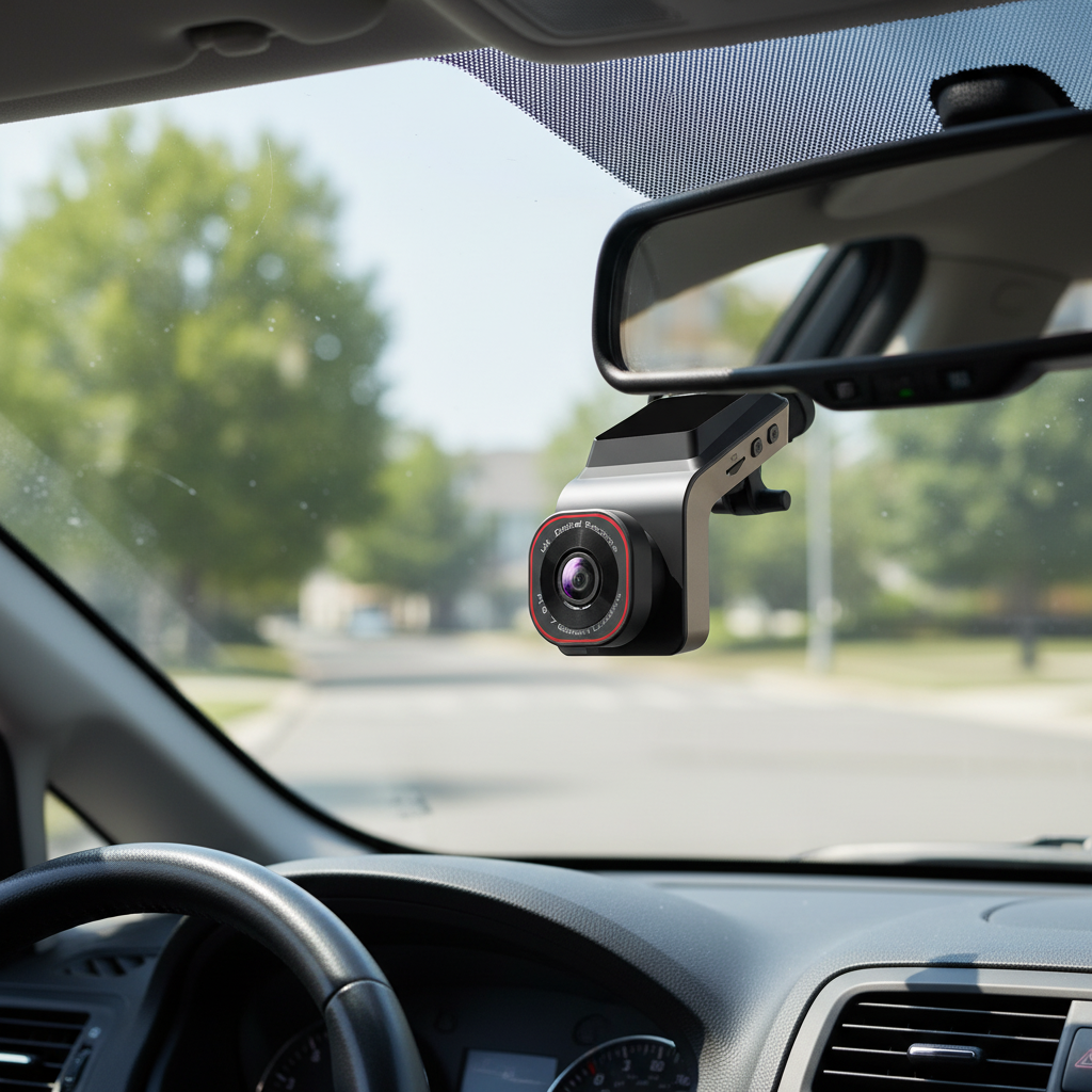 Compact Full HD Dash Cam with Night Vision & Loop Recording | Discreet Design for Reliable Safety 0