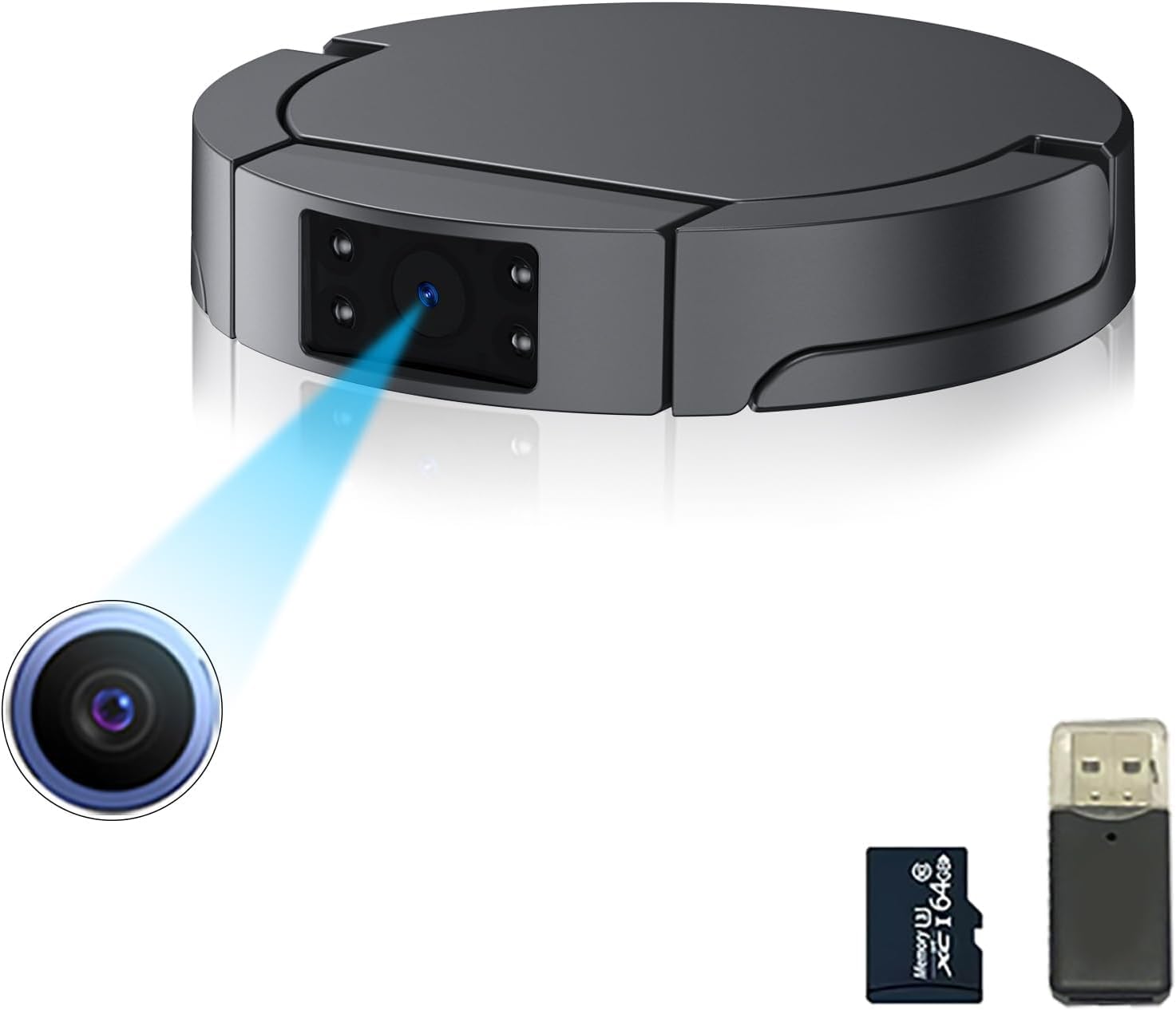 Compact Hidden Surveillance Camera with Motion Detection | Full HD Security for Reliable Home Monitoring 3