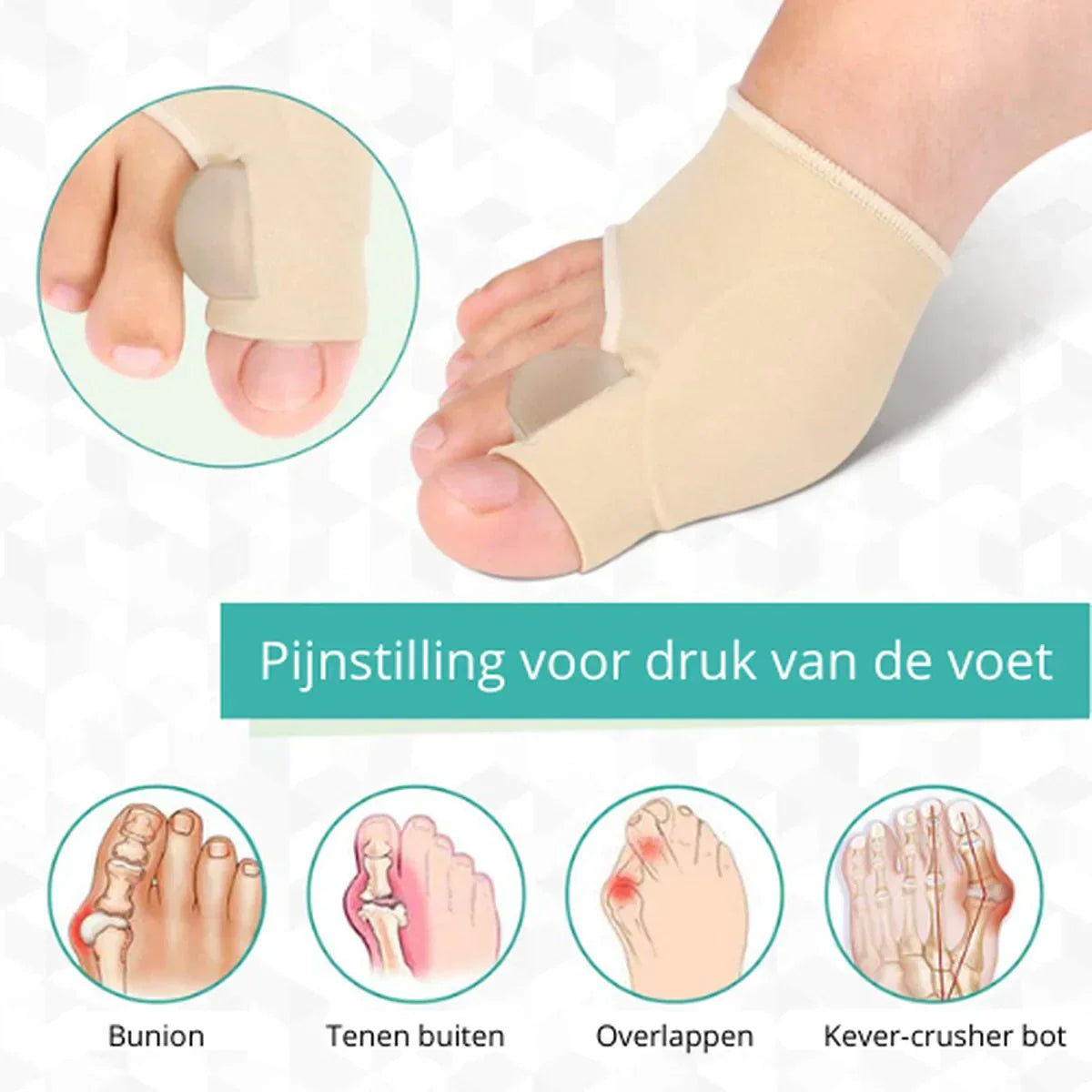 CompressCare Toe Corrector - Bunion Comfort Support
