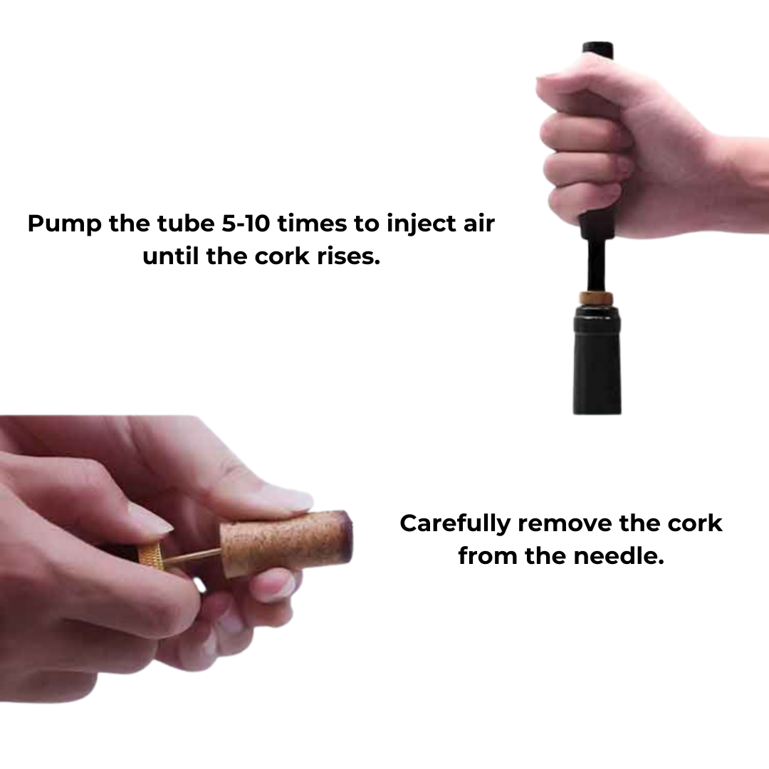 CorkMaster | Air Pressure Wine Bottle Opener with Ergonomic Handle | Quick and Effortless Cork Removal 5