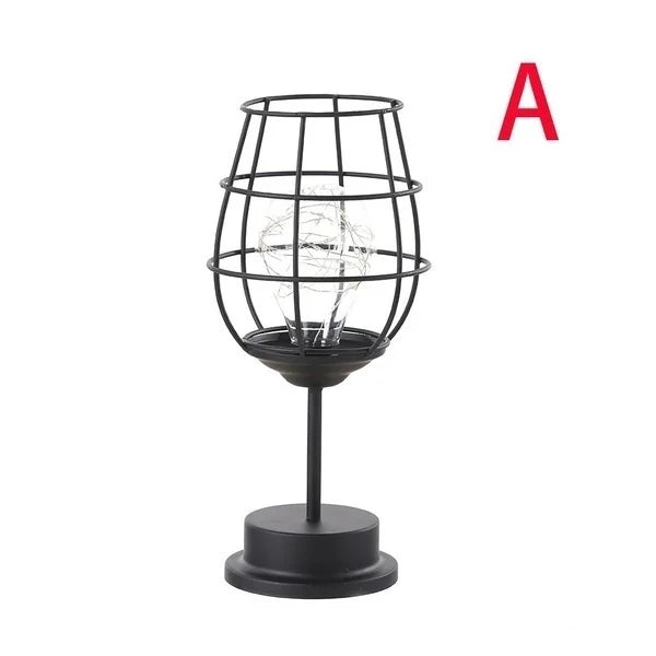Retro Hollow Minimalist Table Lamp