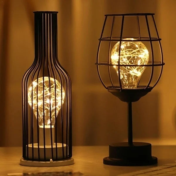 Retro Hollow Minimalist Table Lamp