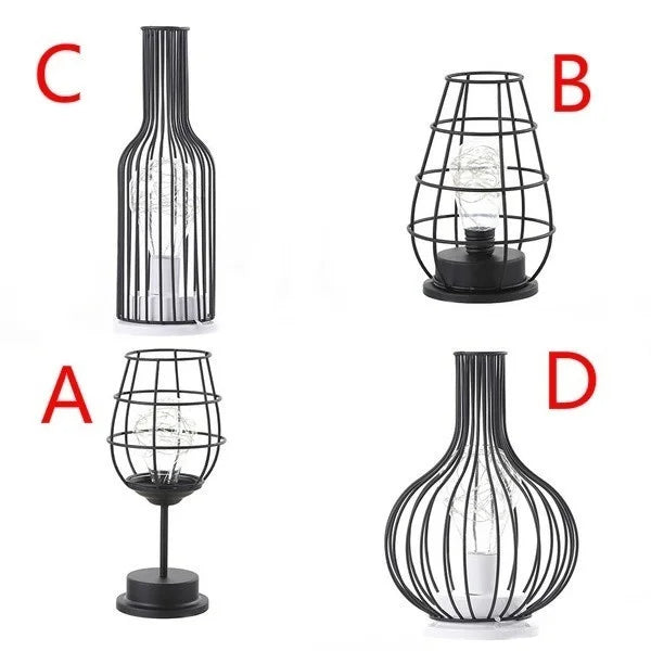 Retro Hollow Minimalist Table Lamp