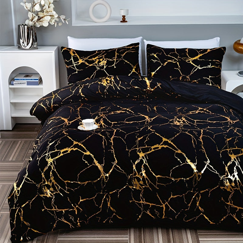 Silky Duvet Cover Set - Elegant & Comfortable