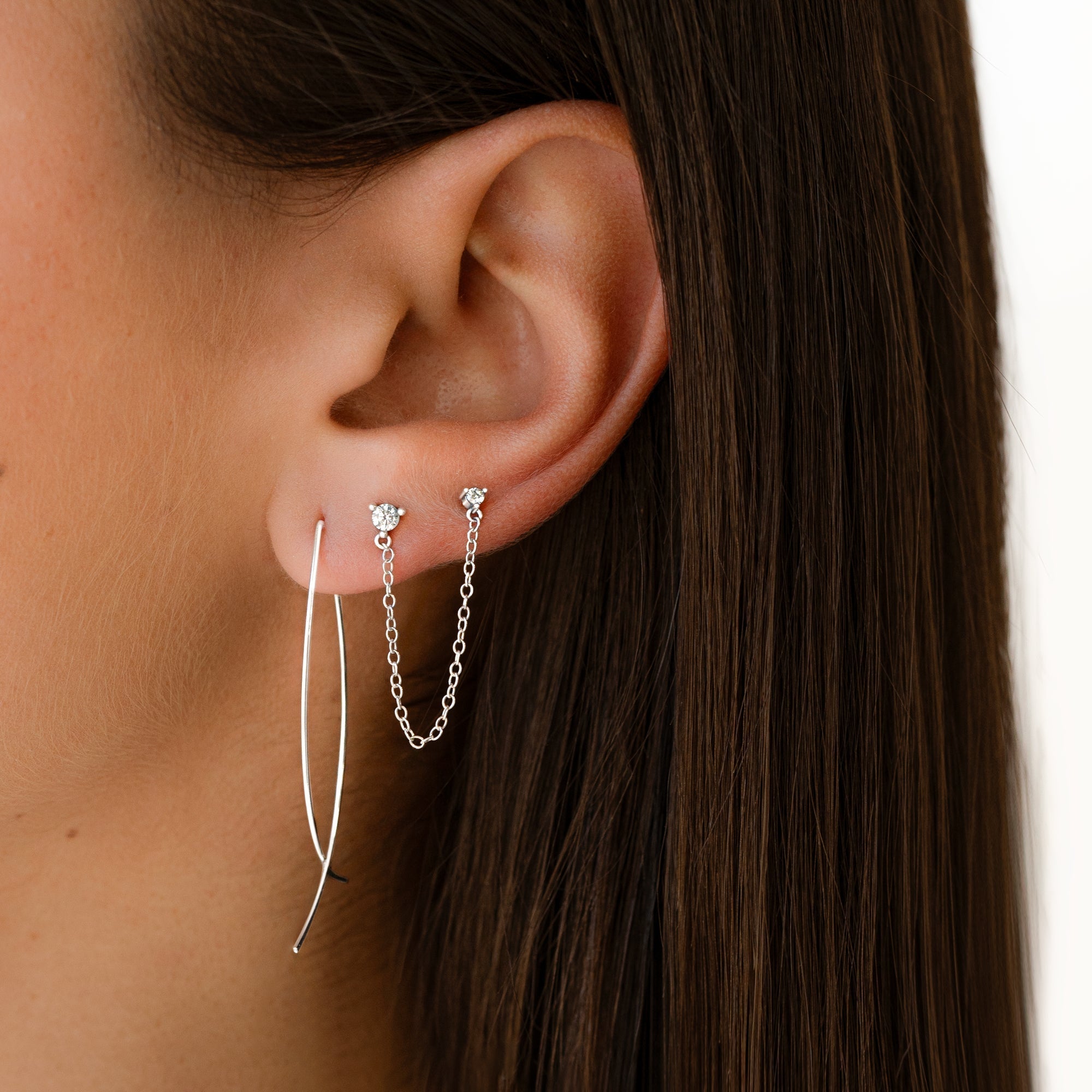 Lina - Minimalist Drop Earrings for Women