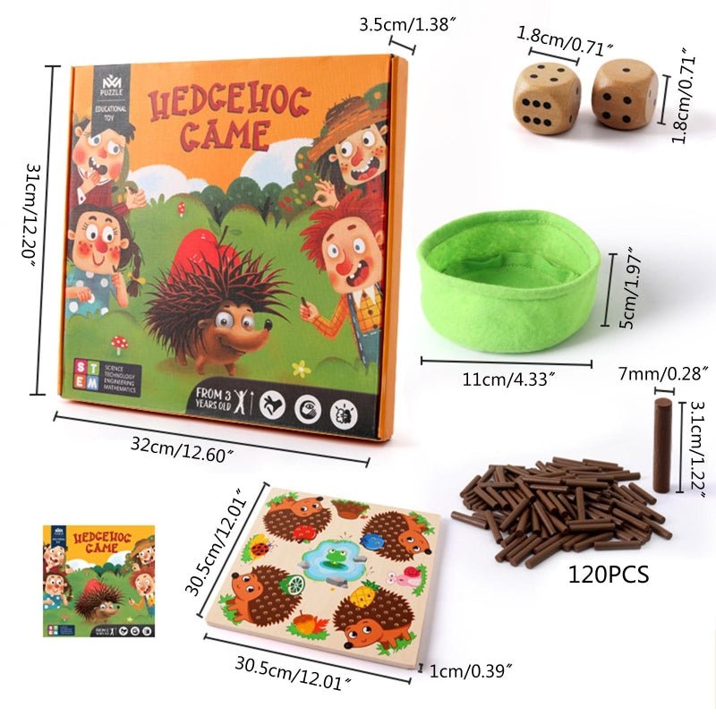 SmartHedgehog - Montessori Counting and Math Toy for Toddlers