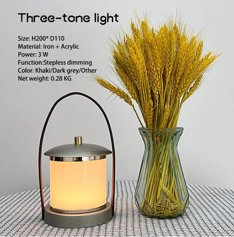 Portable LED Lantern - Cordless Indoor & Outdoor Light