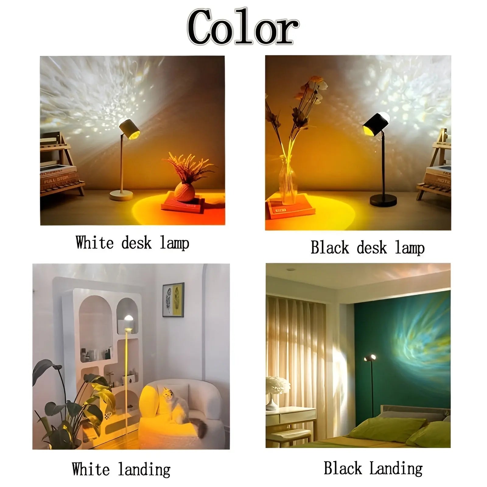 Sunset Projection Lamp - USB LED Night Light