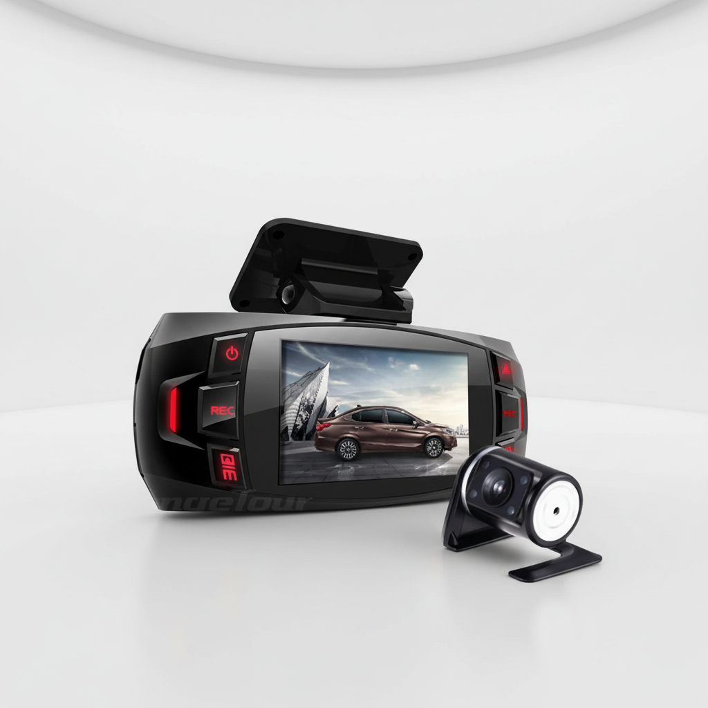 Dual Camera Dash Cam for Car with Full HD Recording | Front and Rear Protection for Safe Journeys 1