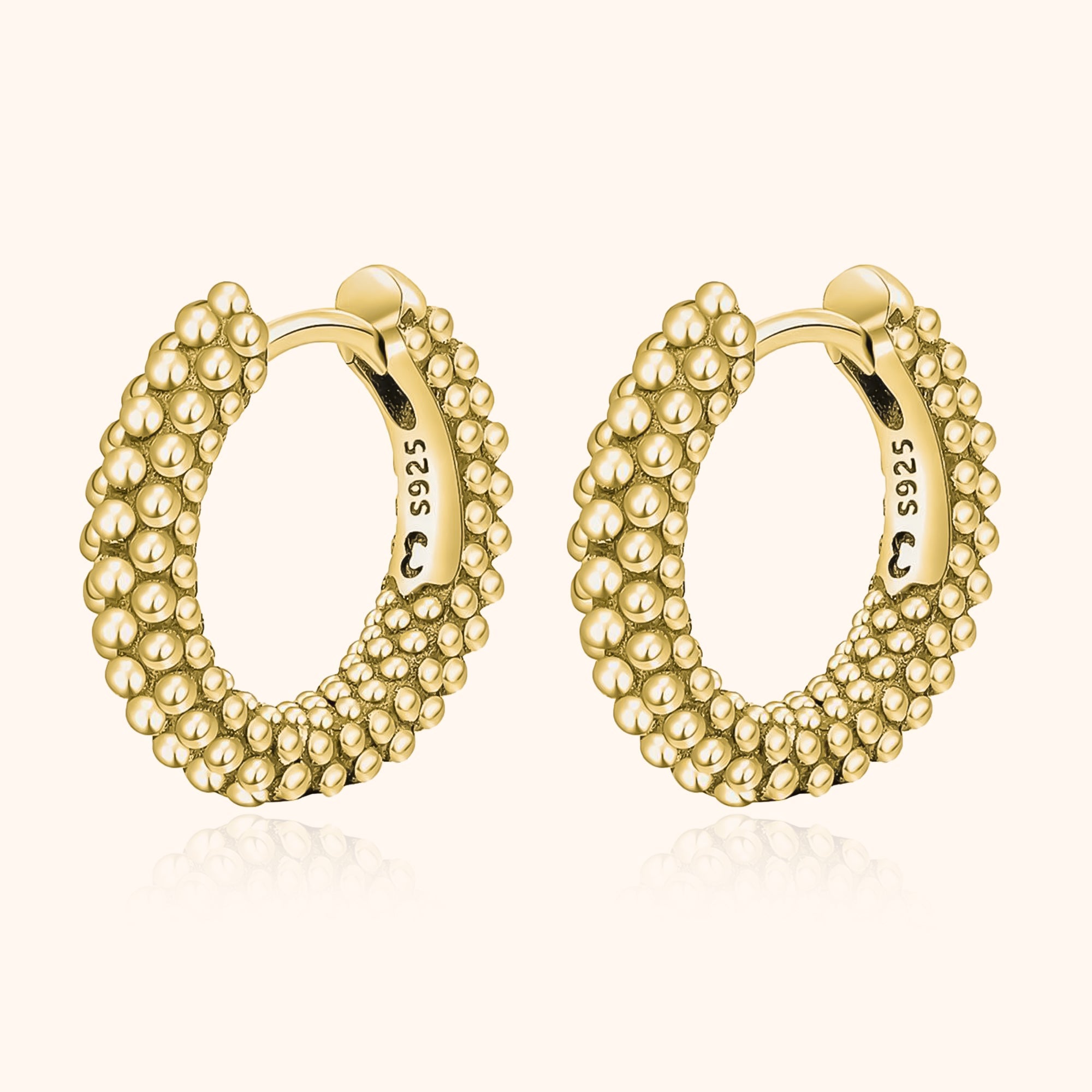 Aurilia - Pearl Hoop Earrings for Women