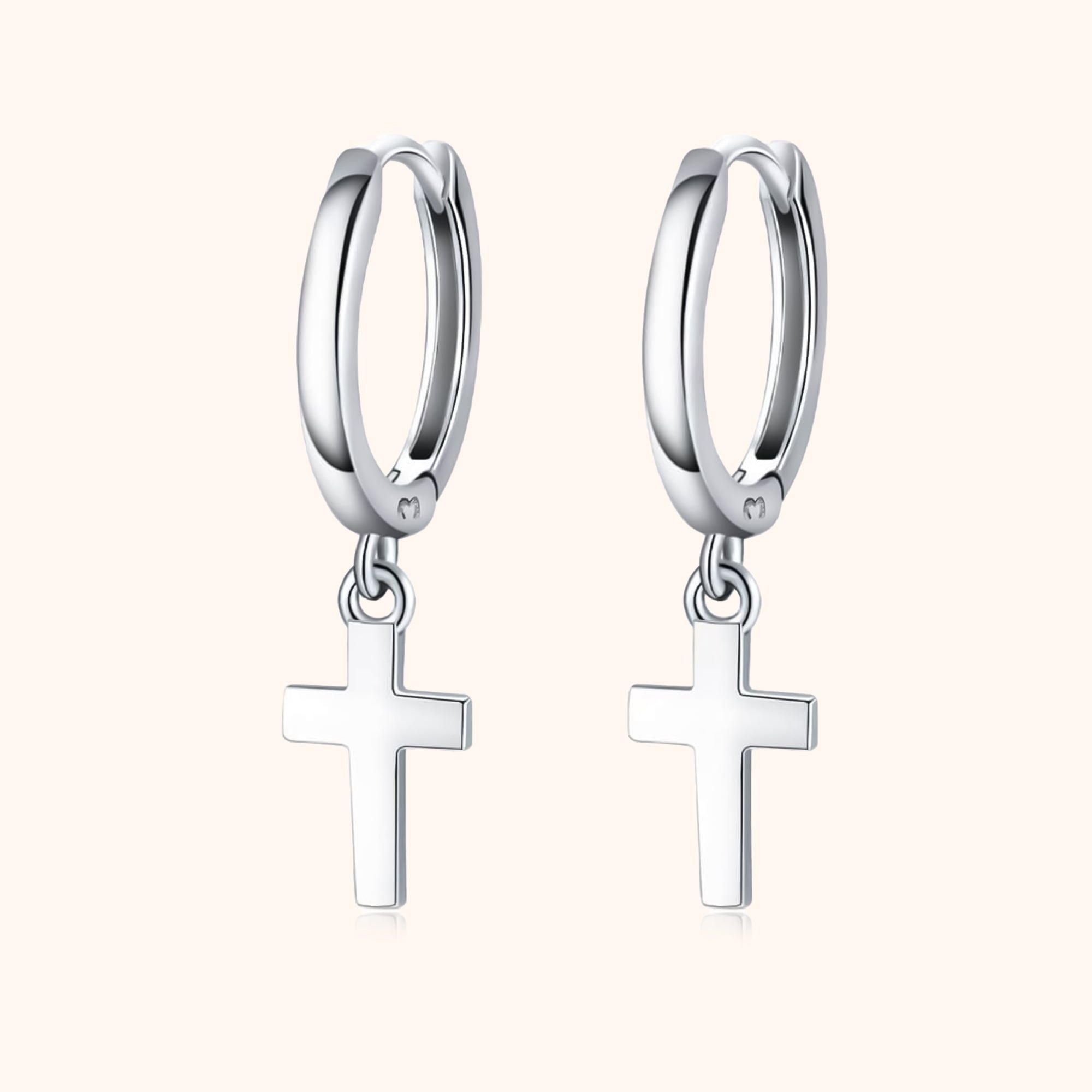 Aurelia - Elegant Cross Drop Earrings
