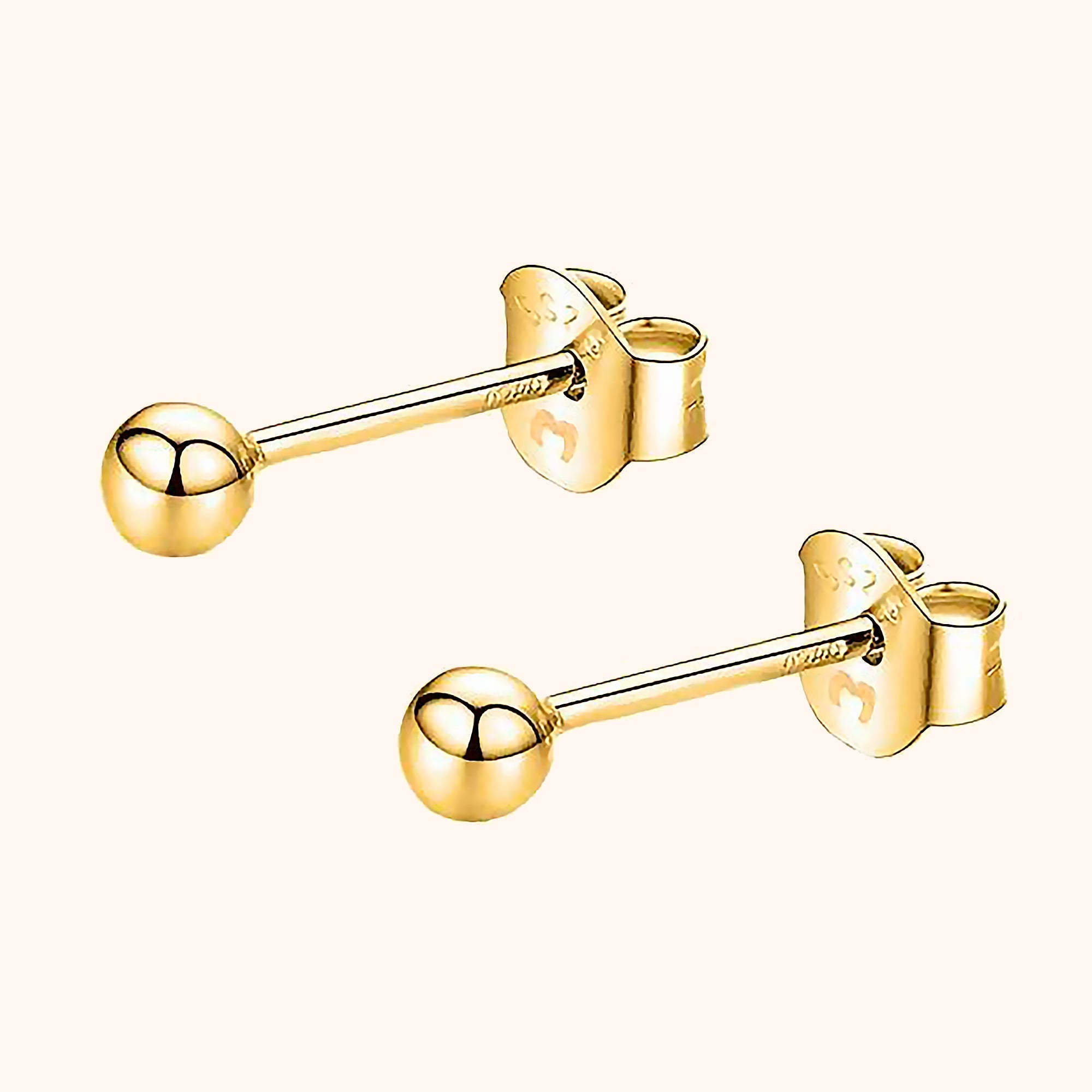 Lunara - Minimalist Silver Stud Earrings