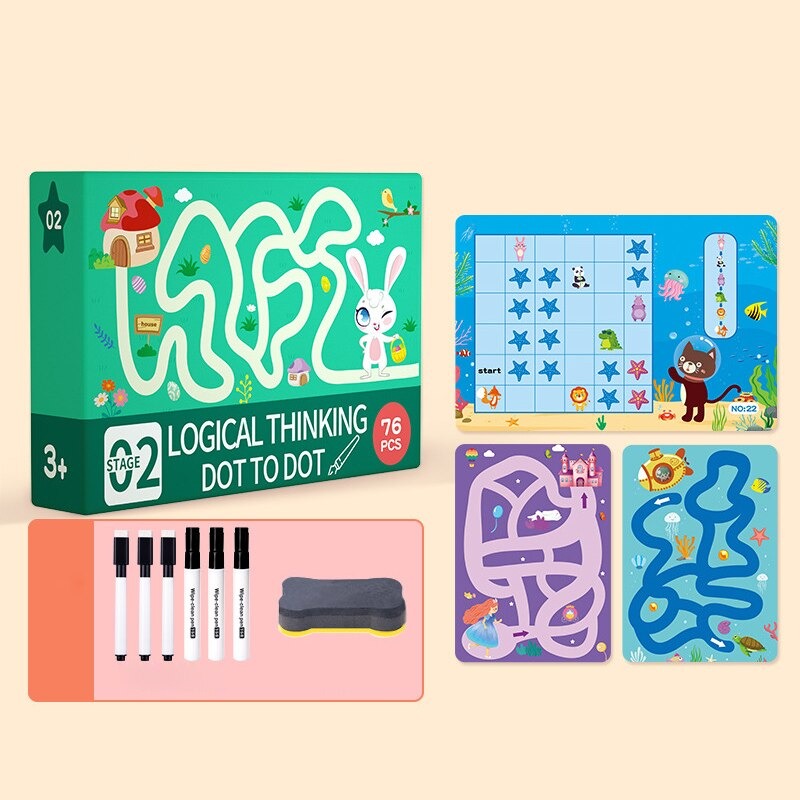 WriteMaster Board - Reusable Writing and Drawing Practice for Kids