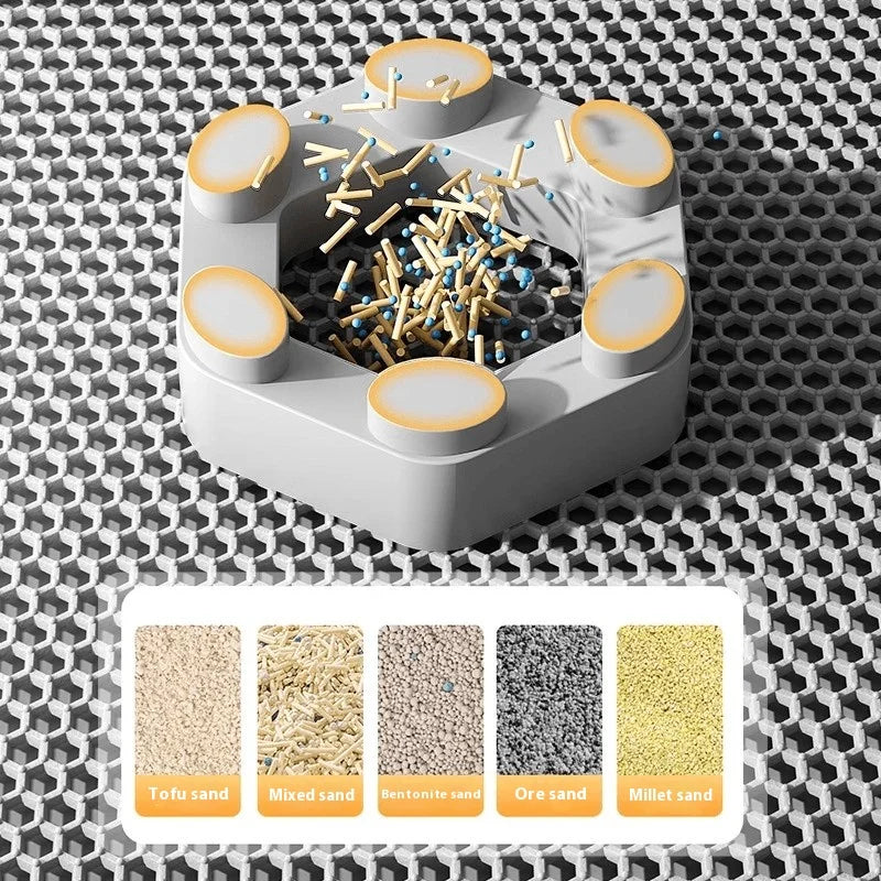Elegant Cat Litter Mat | Double-Layer Design with Waterproof Base | Non-Slip Floor Protection for Clean Interiors 7