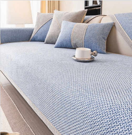 Elegant Cotton-Linen Sofa Cover with Non-Slip Design | Breathable Protection for Comfort and Style 8