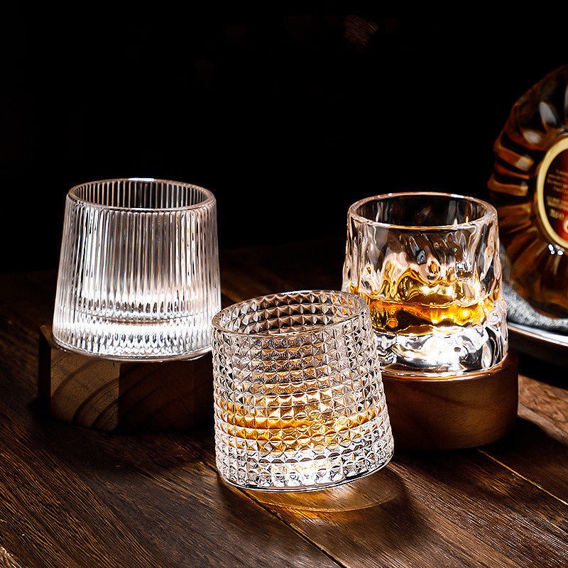 Elegant Crystal Whiskey Glass | Rotating Design for Optimal Aeration | Perfect Gift for Connoisseurs 5
