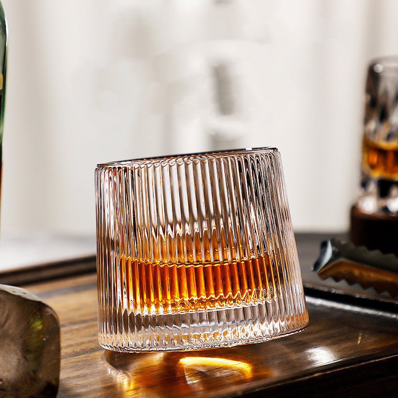 Elegant Crystal Whiskey Glass | Rotating Design for Optimal Aeration | Perfect Gift for Connoisseurs 7