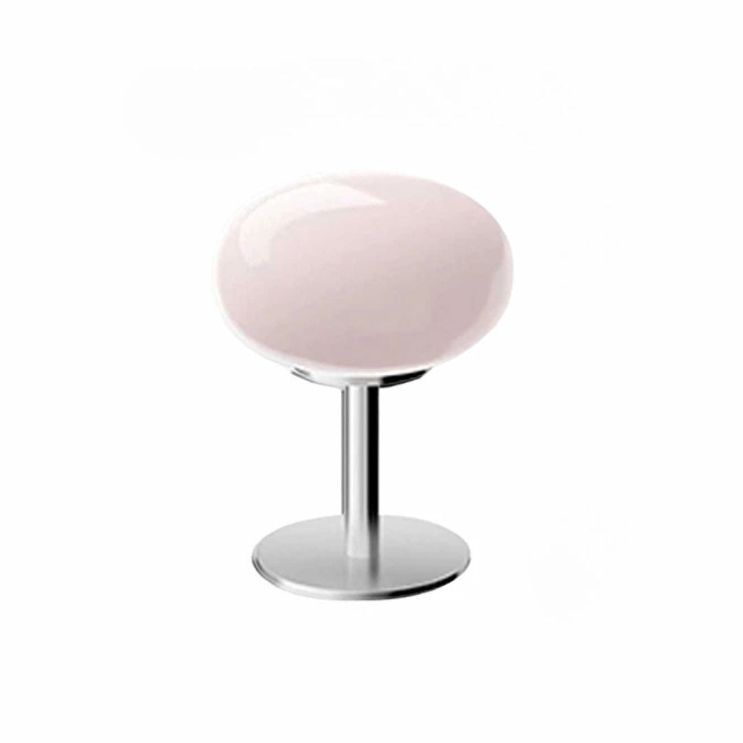 Elegant Glass Table Lamp | LED Ambient Lighting with Stained Design | Stylish Nightstand Lamp for Cozy Spaces 9