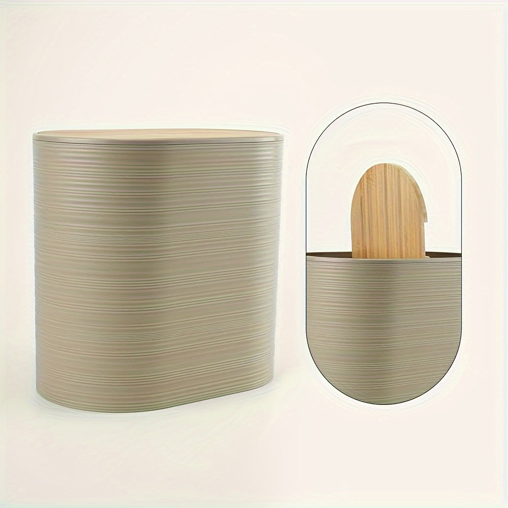 Elegant Home | Bathroom Accessory Set with Bamboo Accents | Stylish Organization for a Tranquil Space 4