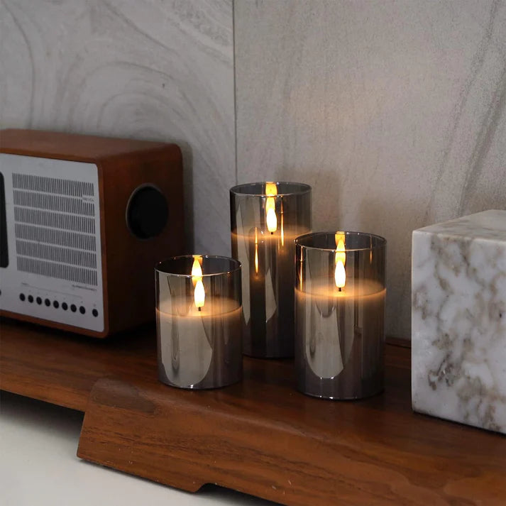 Elegant LED Candle Set | Flickering Flame Candles with Remote Control | Safe Ambiance for Home Decor 5