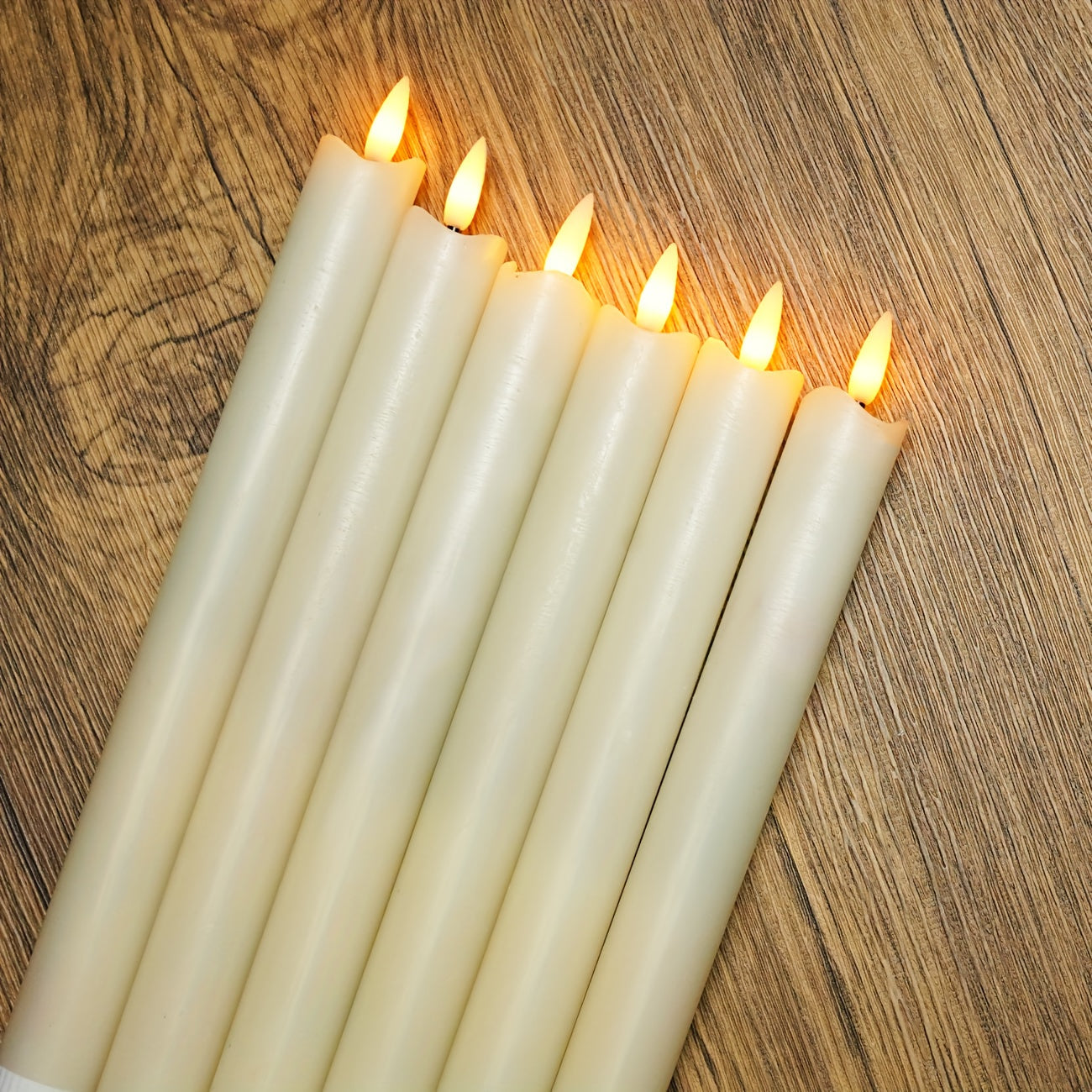 Elegant LED Taper Candles Set with Remote Control & Realistic Flicker | Flameless Decor for Safe Ambiance 3