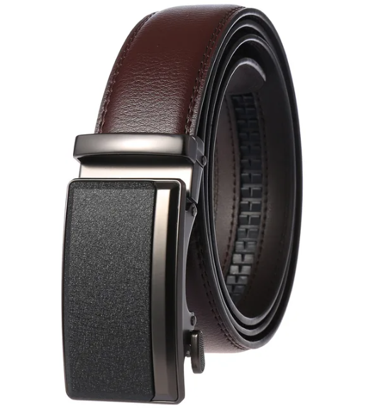 Elegant Leather Belt | Automatic Buckle for Effortless Comfort | Stylish Accessory for Men 0