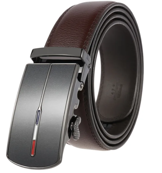 Elegant Leather Belt | Automatic Buckle for Effortless Comfort | Stylish Accessory for Men 4