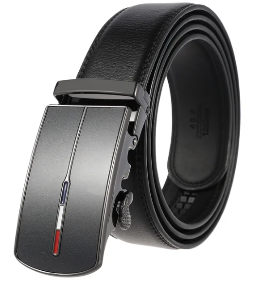 Elegant Leather Belt | Automatic Buckle for Effortless Comfort | Stylish Accessory for Men 5