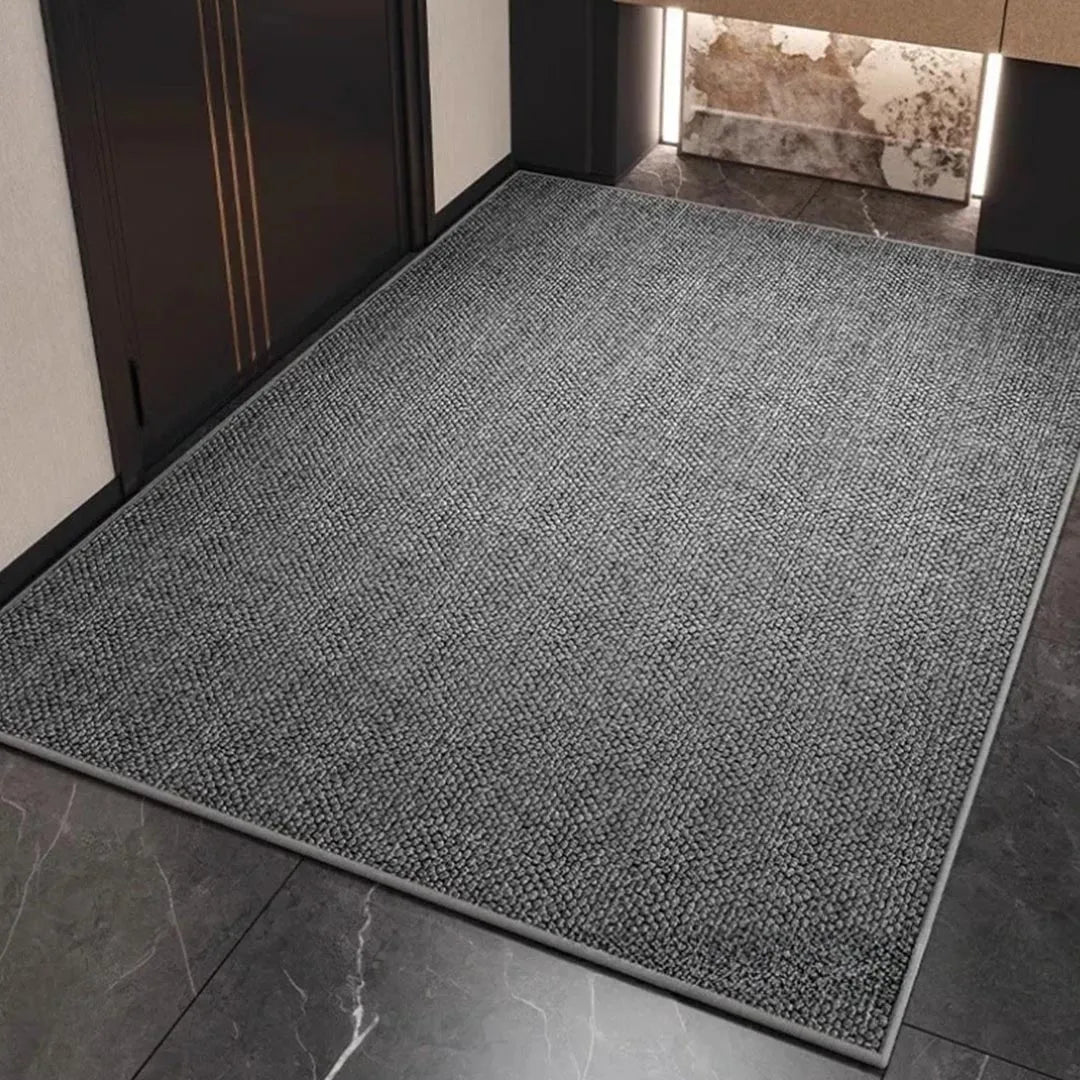 Elegant Outdoor Door Mat with Absorbent Fabric & Geometric Design for Stylish Entrances 2