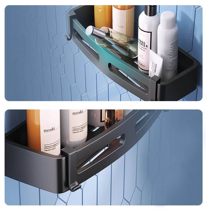 Elegant Stainless Steel Shower Shelf | Waterproof Shower Storage for Organized Bathrooms 4