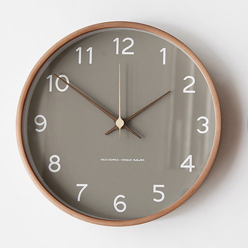 Elegant Wall Clock | Solid Wood Design with Silent Movement | Timeless Decor for Any Room 0