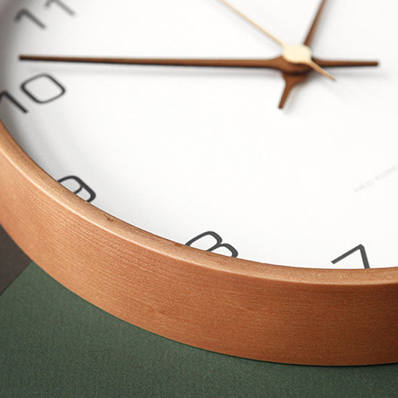 Elegant Wall Clock | Solid Wood Design with Silent Movement | Timeless Decor for Any Room 3