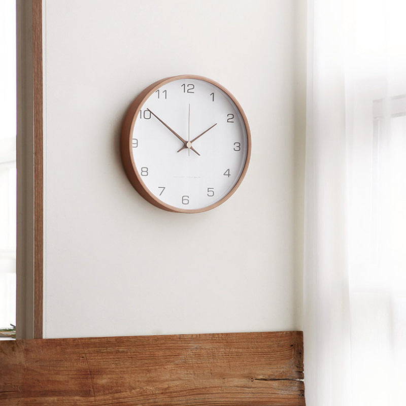 Elegant Wall Clock | Solid Wood Design with Silent Movement | Timeless Decor for Any Room 4