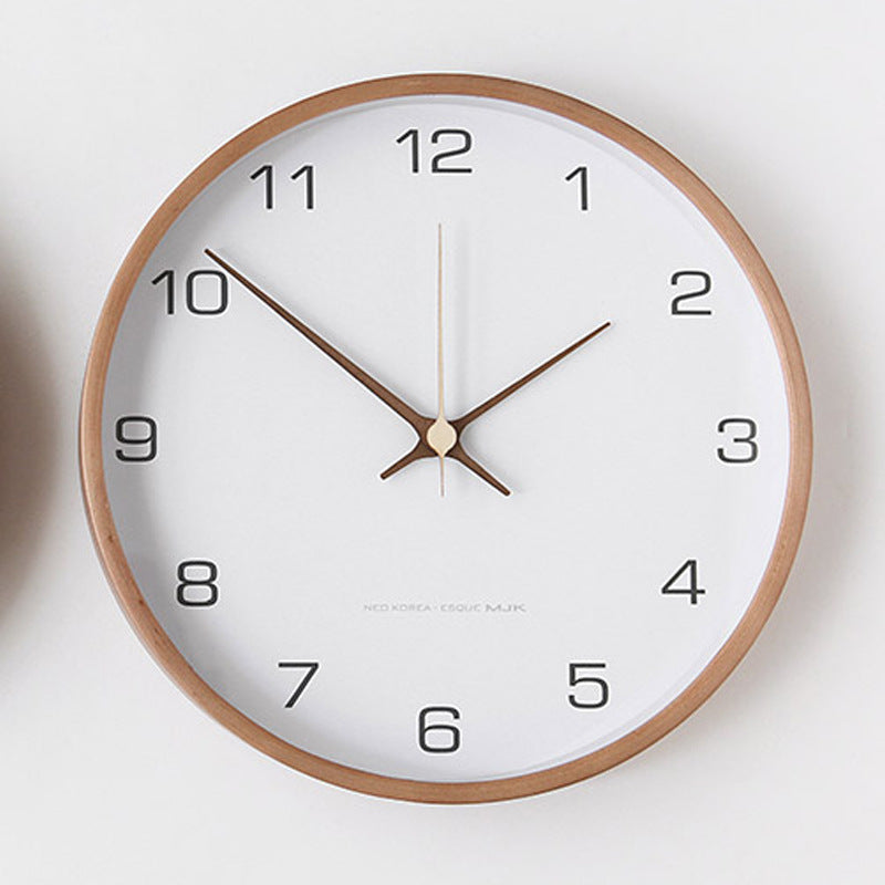 Elegant Wall Clock | Solid Wood Design with Silent Movement | Timeless Decor for Any Room 9