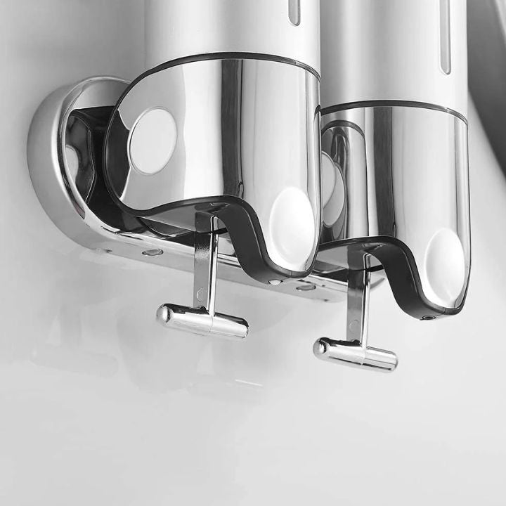 Elegant Wall Mounted Soap Dispenser with Sleek Stainless Steel Design | Space-Saving Solution for Modern Bathrooms 6