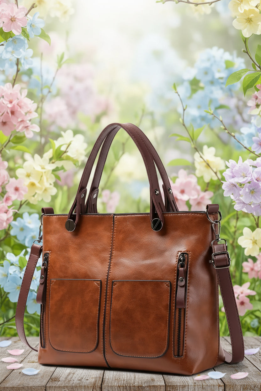 Elegant | Black Shoulder Bag with Adjustable Strap & Magnetic Closure | Versatile Design for Everyday Use 0