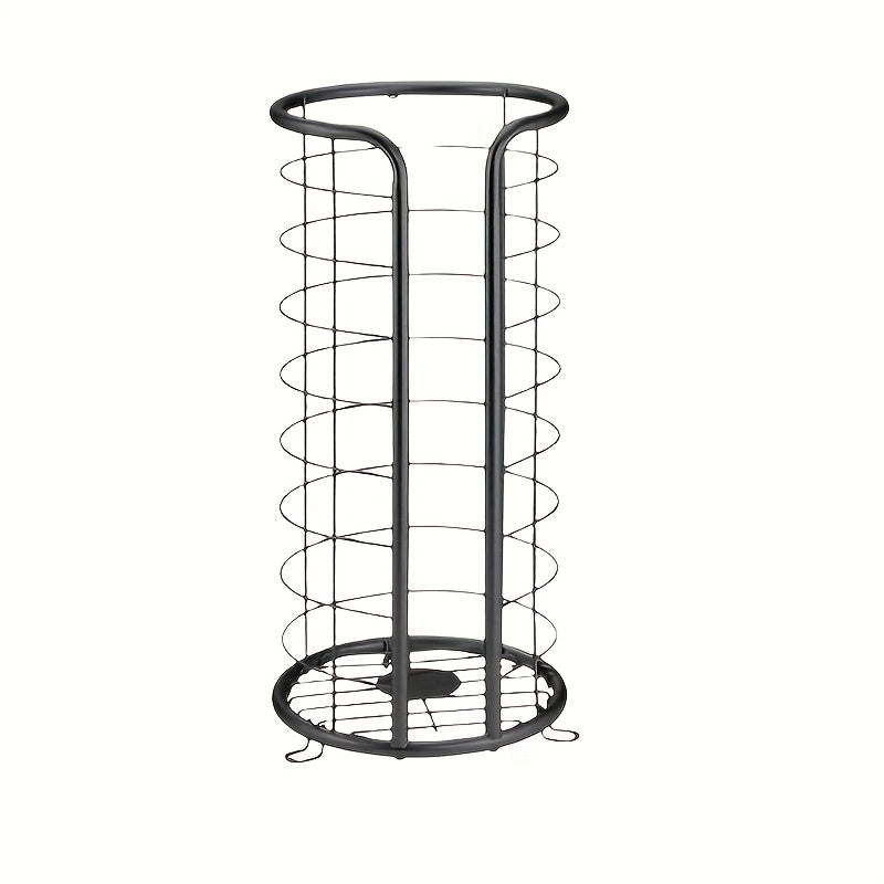 Elegant | Freestanding Toilet Roll Holder with Stainless Steel Design | Space-Saving Storage Solution for Tidy Bathrooms 5